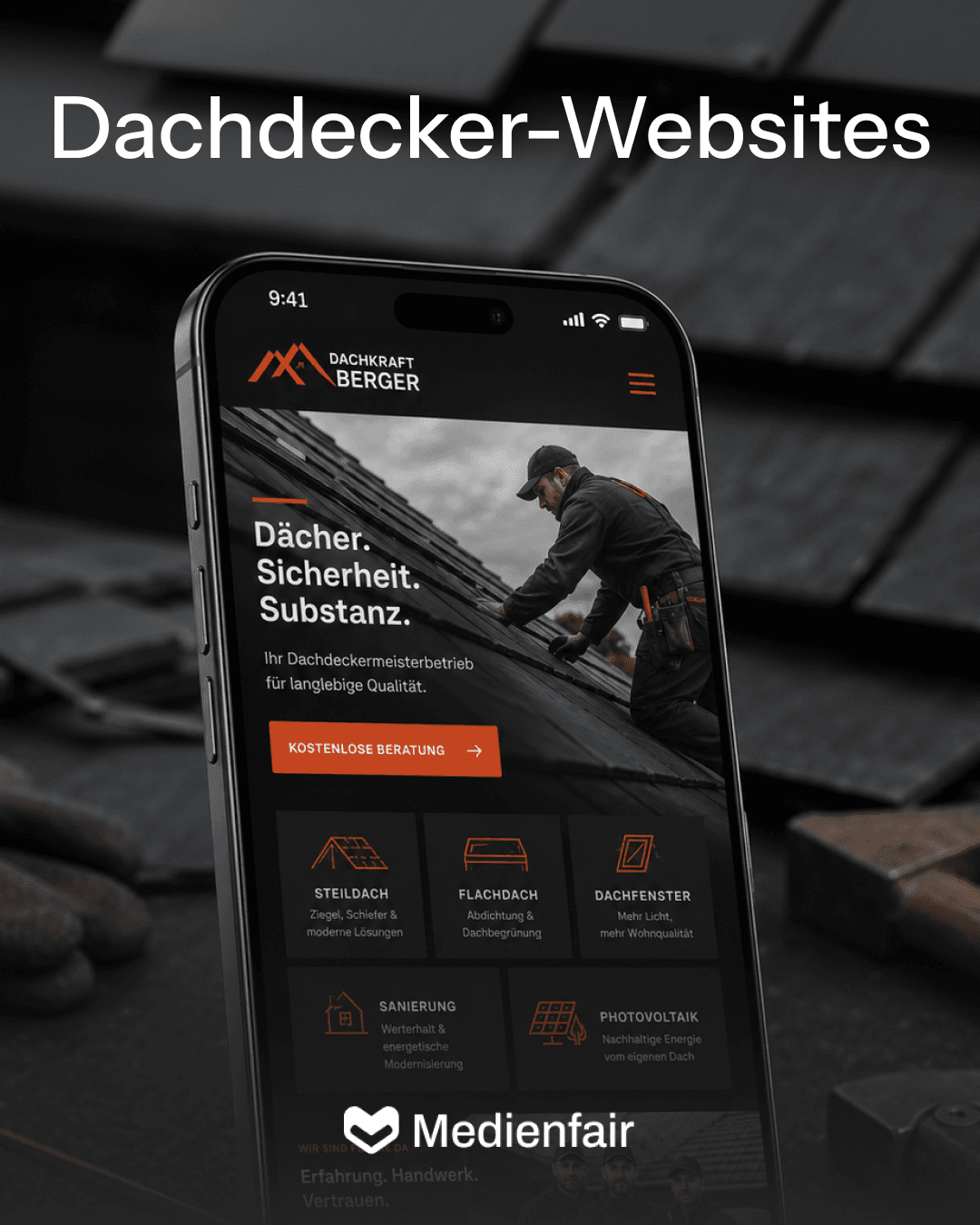 Beispiel einer modernen Handwerker-Website – Vorschau 5